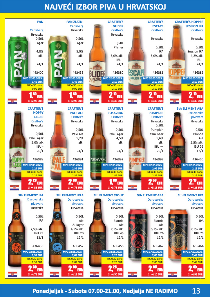 vrutak - Aktualni katalog Vrutak - Pivski katalog od ponedjeljka, 01.06.2026 do utorka, 30.06.2026 - page: 13