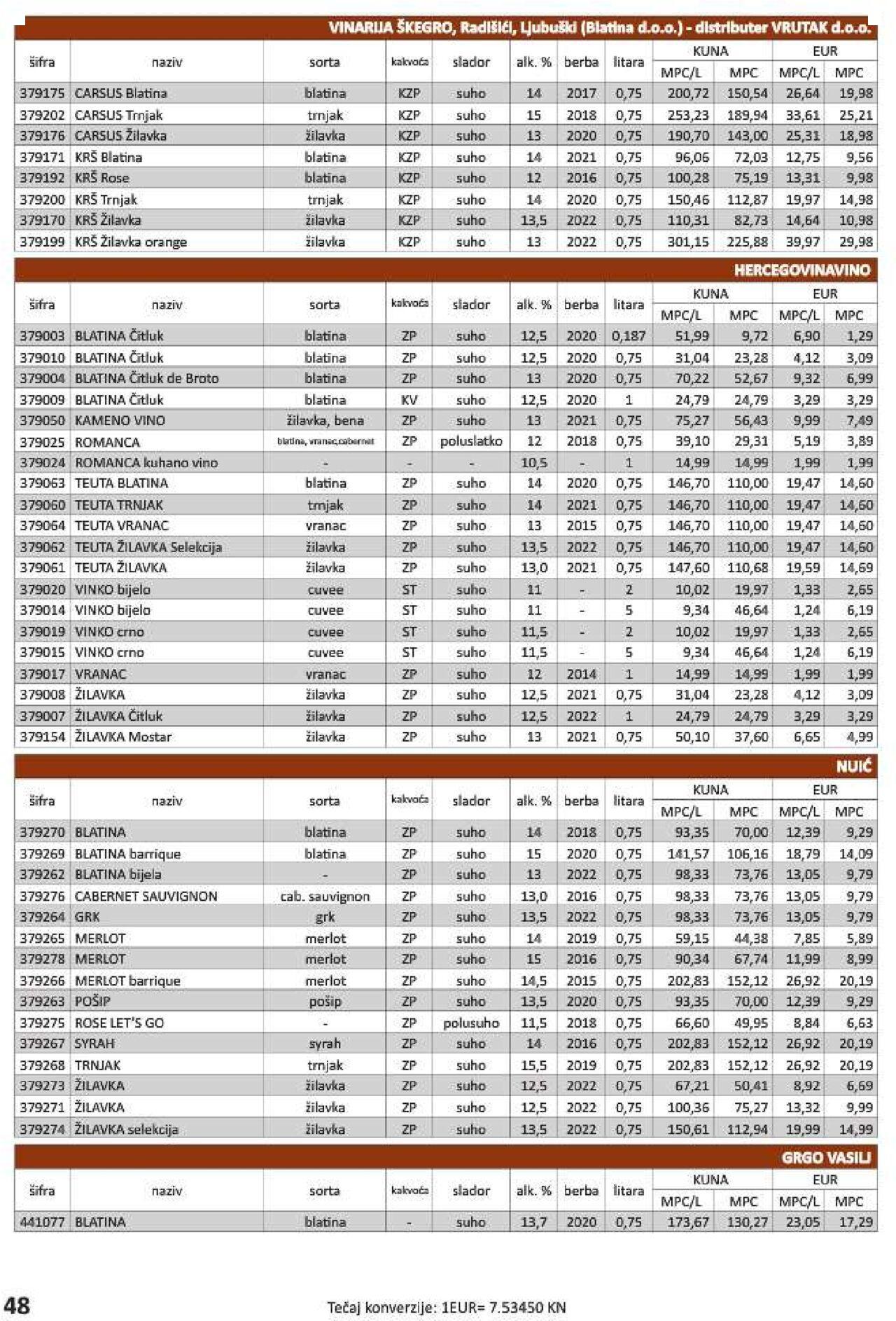 vrutak - Katalog Vrutak novi 06.12.2023 - 30.11.2024 - page: 48