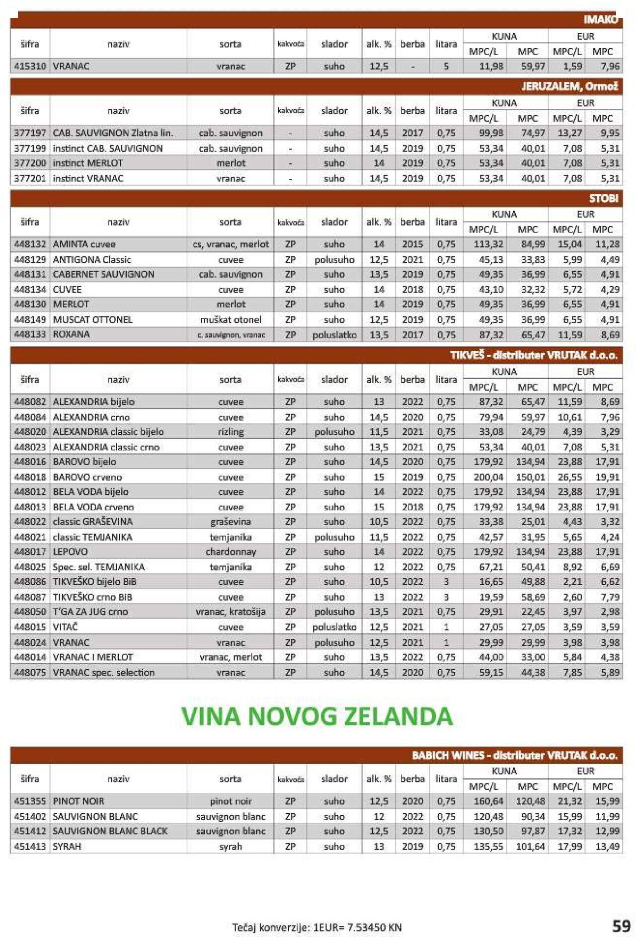 vrutak - Katalog Vrutak novi 06.12.2023 - 30.11.2024 - page: 59