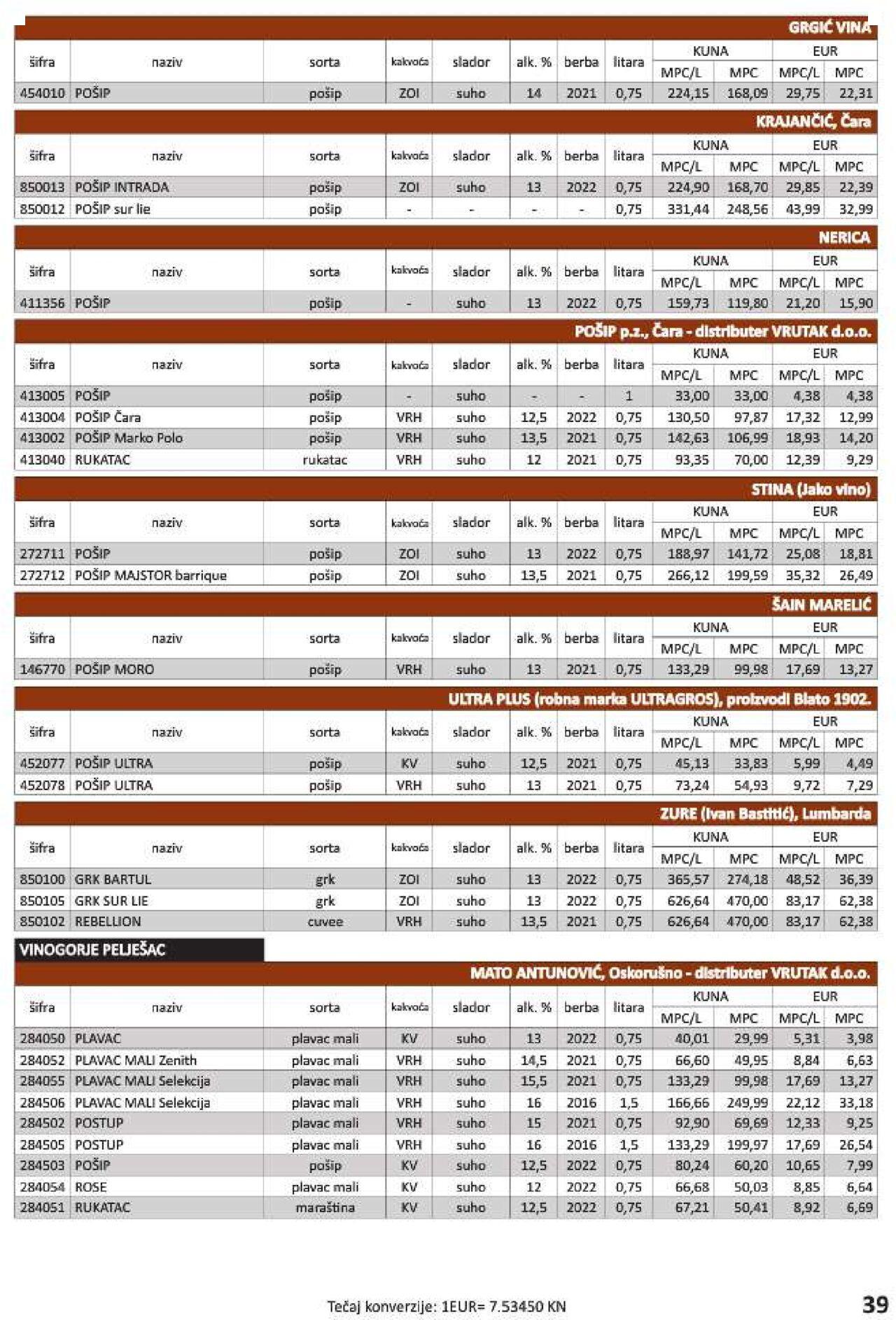 vrutak - Katalog Vrutak novi 06.12.2023 - 30.11.2024 - page: 39