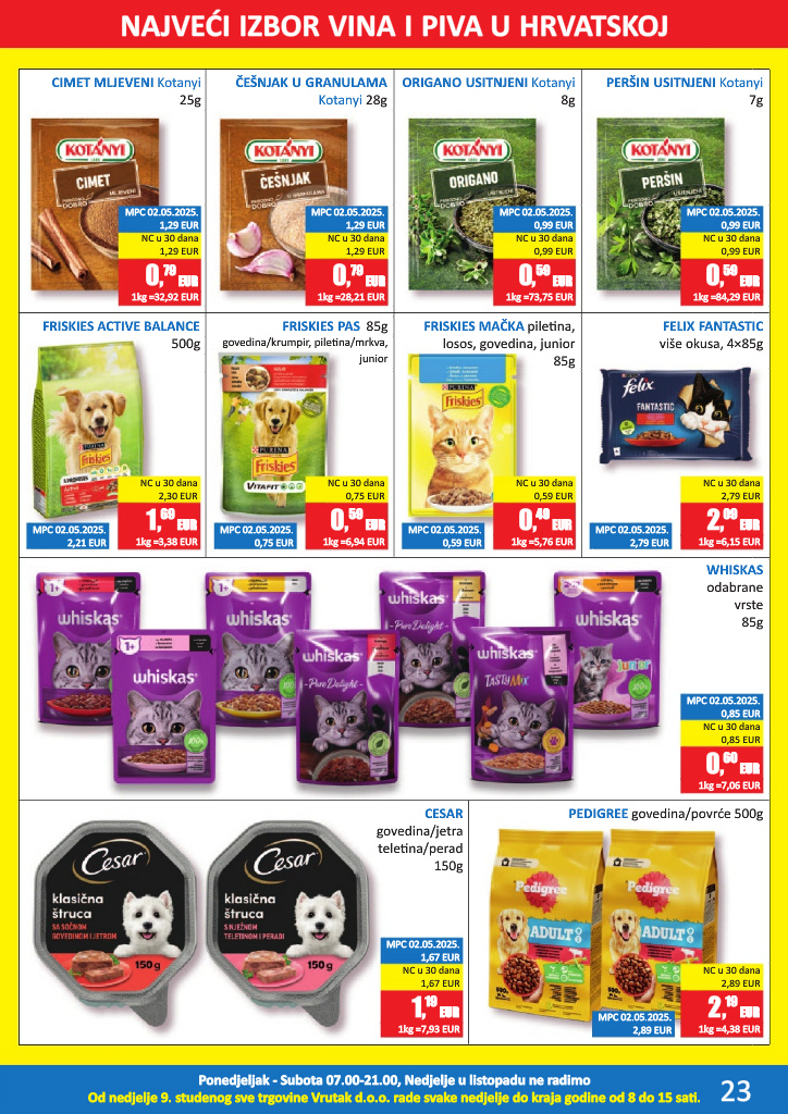 vrutak - Prelistajte katalog Vrutak, vrijedi od 13.10. do 26.10. - page: 23 vrutak - Prelistajte katalog Vrutak, vrijedi od 13.10. do 26.10. - page: 23
