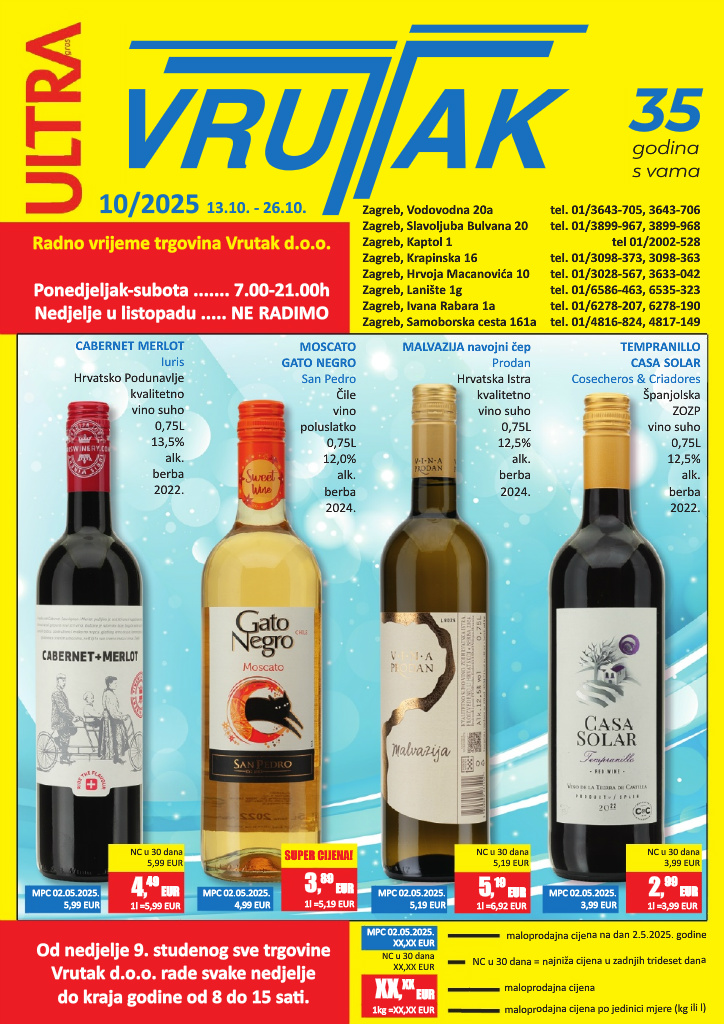 vrutak - Prelistajte katalog Vrutak, vrijedi od 13.10. do 26.10. - page: 1 vrutak - Prelistajte katalog Vrutak, vrijedi od 13.10. do 26.10. - page: 1