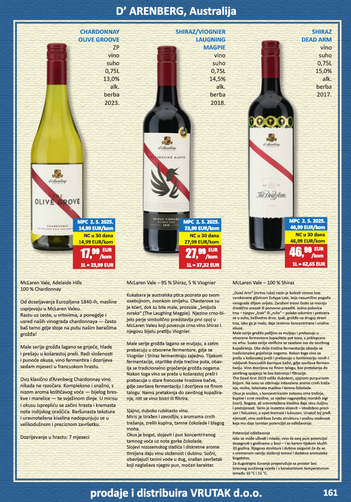 vrutak - Prelistajte katalog Vrutak - Vinski Katalog, vrijedi od 01.11. do 31.10. - page: 161