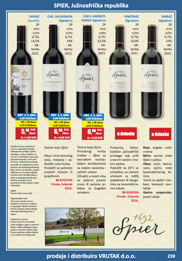 vrutak - Prelistajte katalog Vrutak - Vinski Katalog, vrijedi od 01.11. do 31.10. - page: 239