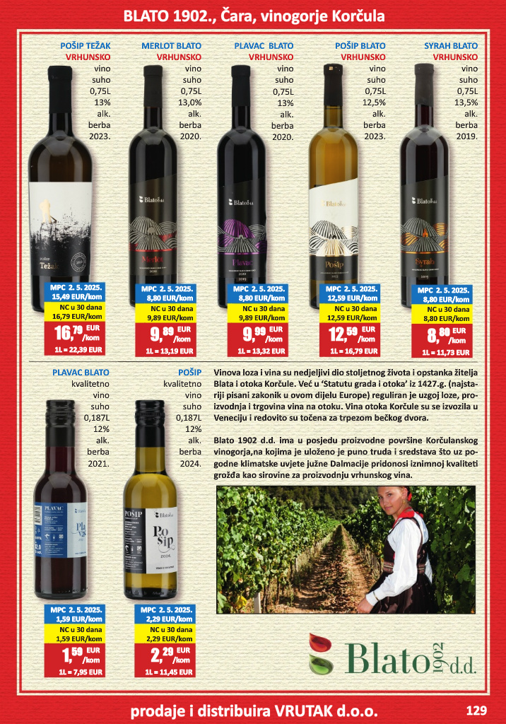 vrutak - Prelistajte katalog Vrutak - Vinski Katalog, vrijedi od 01.11. do 31.10. - page: 129