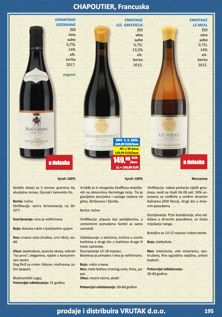 vrutak - Prelistajte katalog Vrutak - Vinski Katalog, vrijedi od 01.11. do 31.10. - page: 195