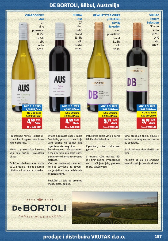 vrutak - Prelistajte katalog Vrutak - Vinski Katalog, vrijedi od 01.11. do 31.10. - page: 157
