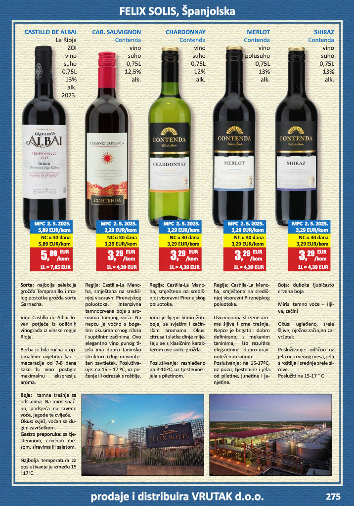 vrutak - Prelistajte katalog Vrutak - Vinski Katalog, vrijedi od 01.11. do 31.10. - page: 275
