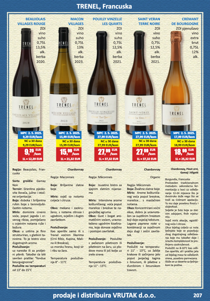 vrutak - Prelistajte katalog Vrutak - Vinski Katalog, vrijedi od 01.11. do 31.10. - page: 207