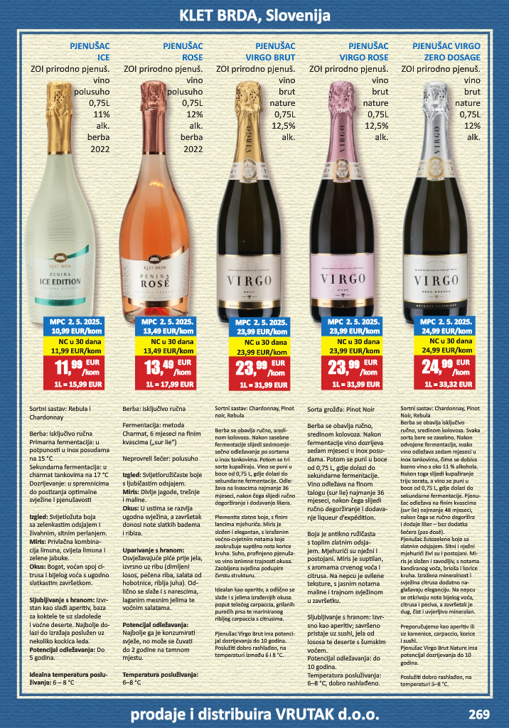 vrutak - Prelistajte katalog Vrutak - Vinski Katalog, vrijedi od 01.11. do 31.10. - page: 269