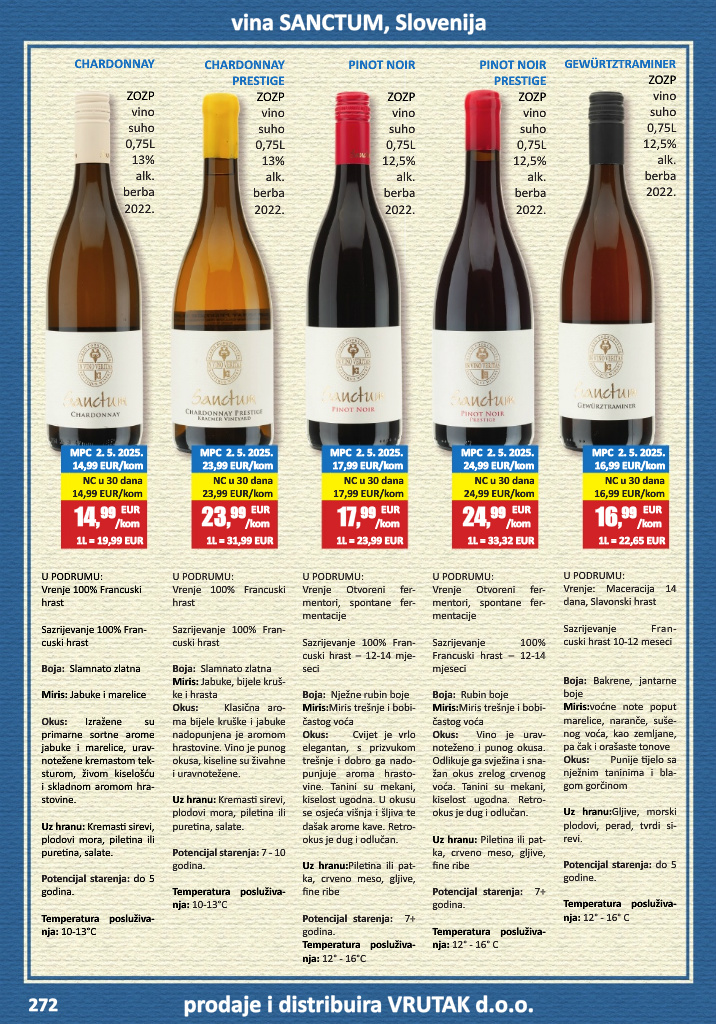 vrutak - Prelistajte katalog Vrutak - Vinski Katalog, vrijedi od 01.11. do 31.10. - page: 272