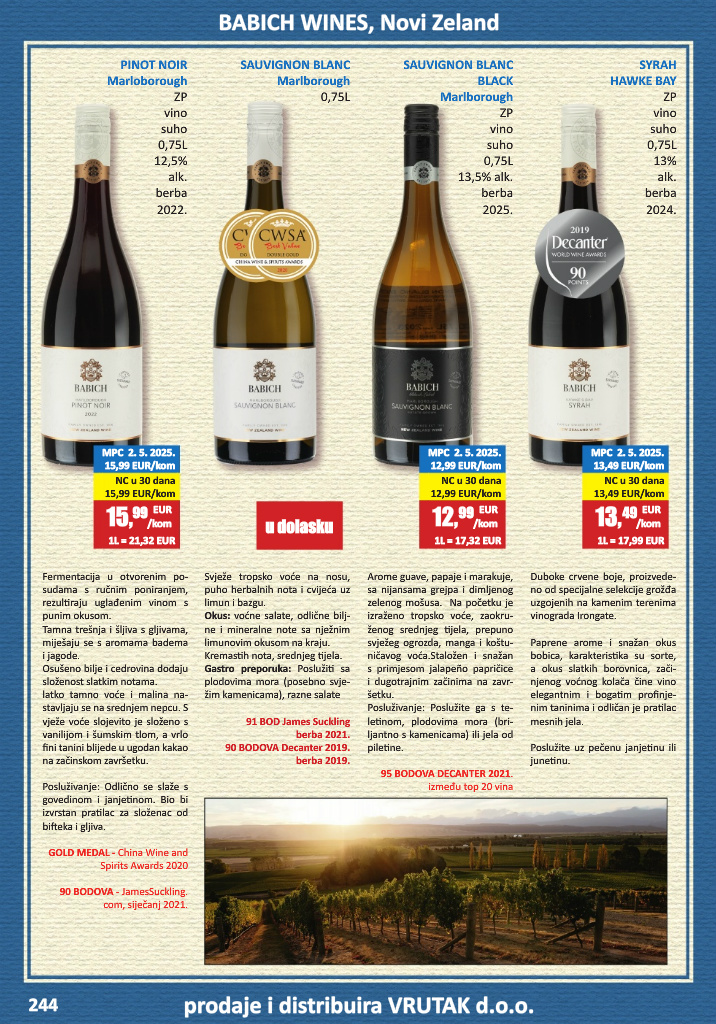 vrutak - Prelistajte katalog Vrutak - Vinski Katalog, vrijedi od 01.11. do 31.10. - page: 244