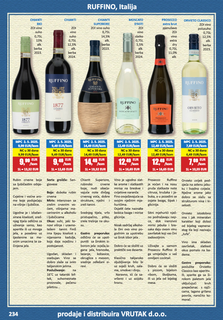 vrutak - Prelistajte katalog Vrutak - Vinski Katalog, vrijedi od 01.11. do 31.10. - page: 234