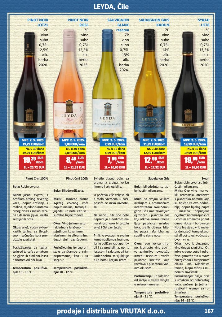vrutak - Prelistajte katalog Vrutak - Vinski Katalog, vrijedi od 01.11. do 31.10. - page: 167
