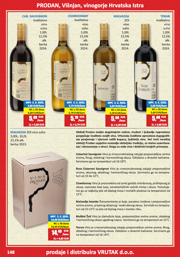 vrutak - Prelistajte katalog Vrutak - Vinski Katalog, vrijedi od 01.11. do 31.10. - page: 148