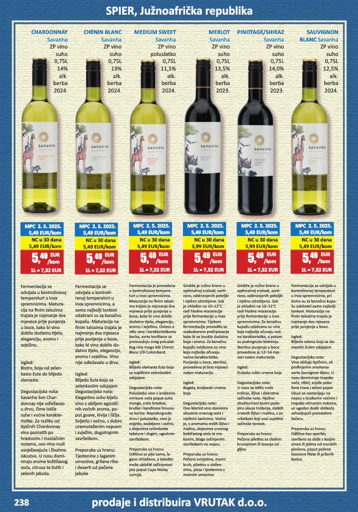 vrutak - Prelistajte katalog Vrutak - Vinski Katalog, vrijedi od 01.11. do 31.10. - page: 238