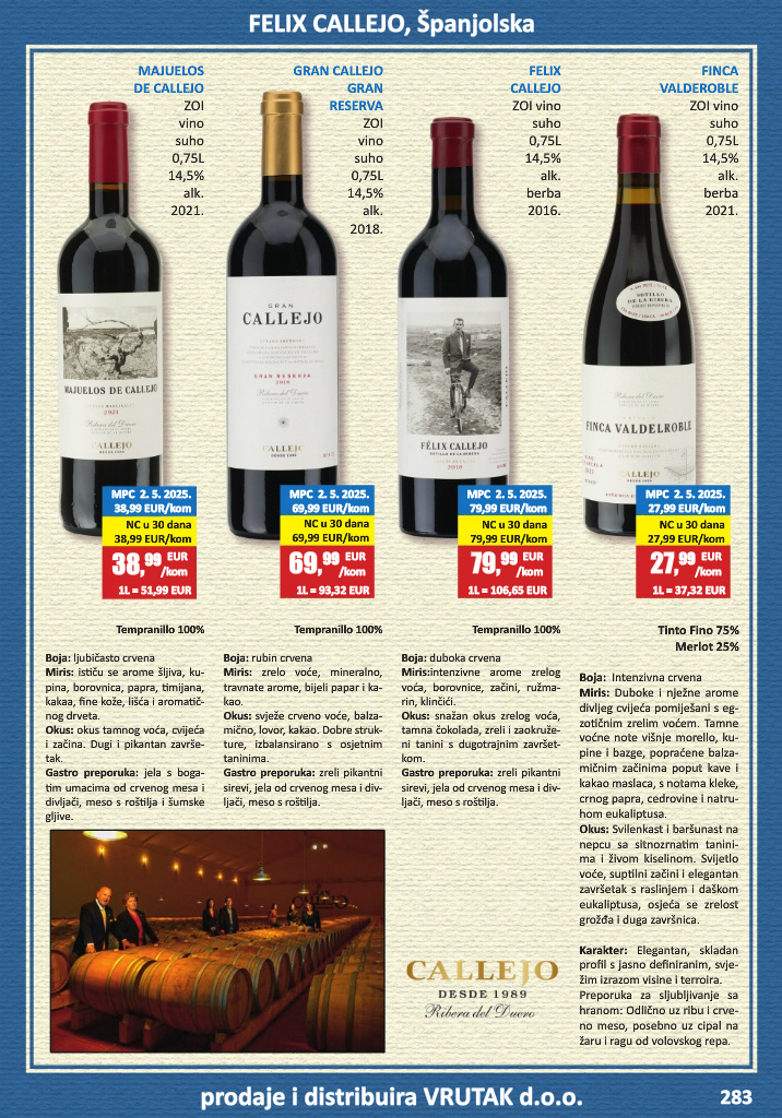 vrutak - Prelistajte katalog Vrutak - Vinski Katalog, vrijedi od 01.11. do 31.10. - page: 283