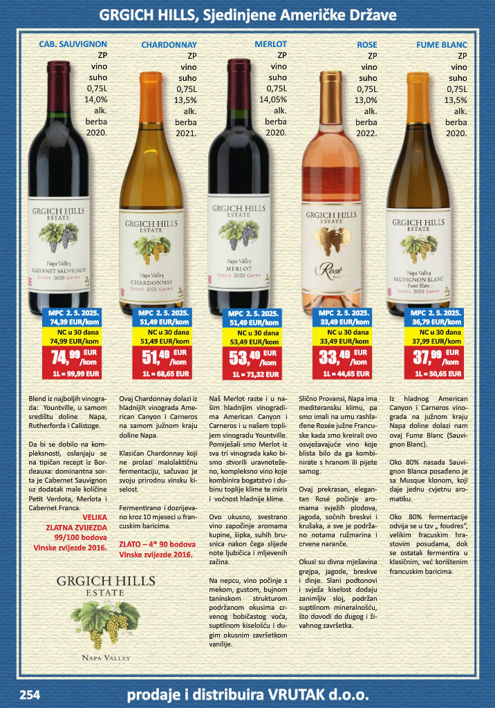 vrutak - Prelistajte katalog Vrutak - Vinski Katalog, vrijedi od 01.11. do 31.10. - page: 254