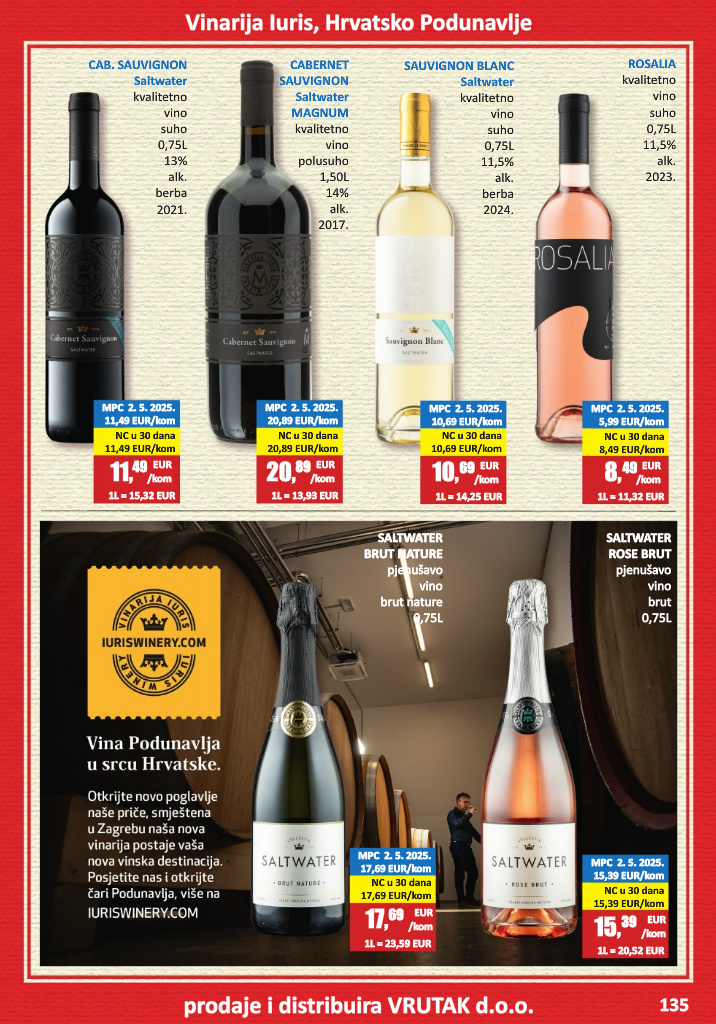 vrutak - Prelistajte katalog Vrutak - Vinski Katalog, vrijedi od 01.11. do 31.10. - page: 135