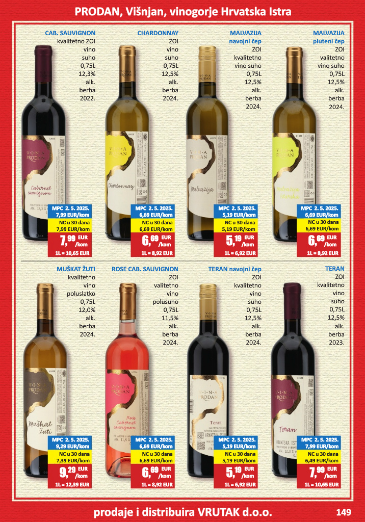 vrutak - Prelistajte katalog Vrutak - Vinski Katalog, vrijedi od 01.11. do 31.10. - page: 149