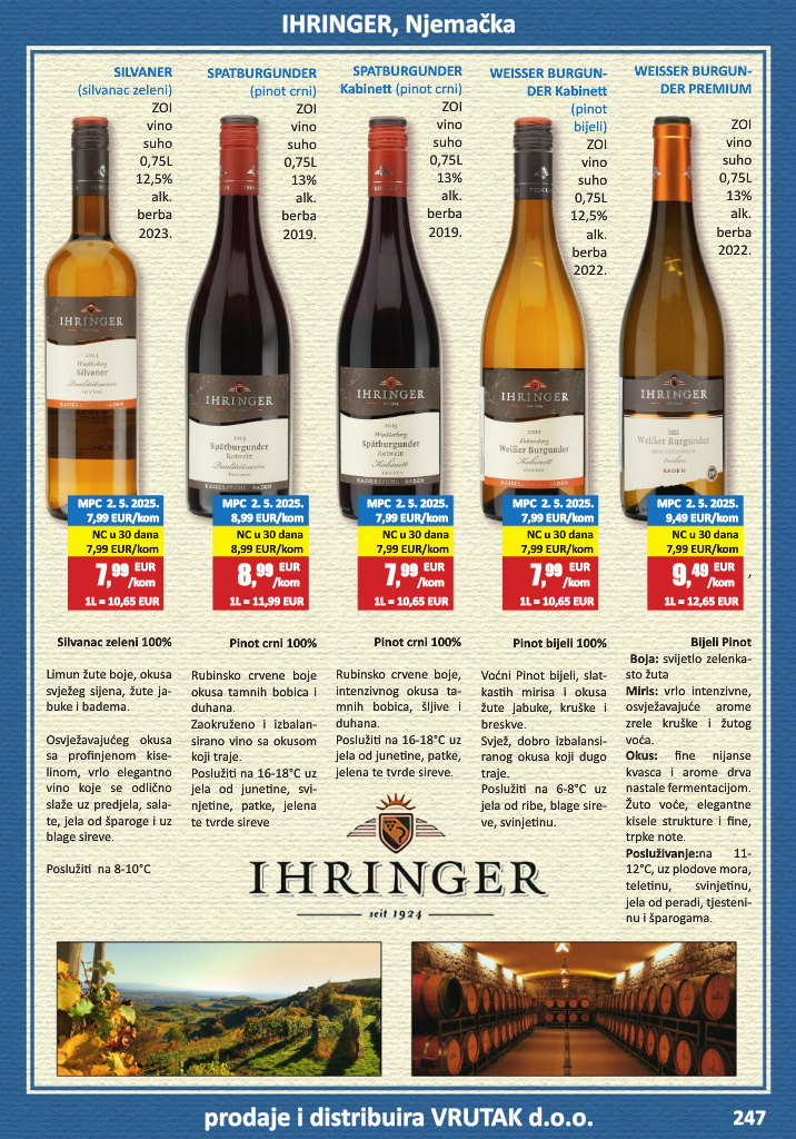 vrutak - Prelistajte katalog Vrutak - Vinski Katalog, vrijedi od 01.11. do 31.10. - page: 247