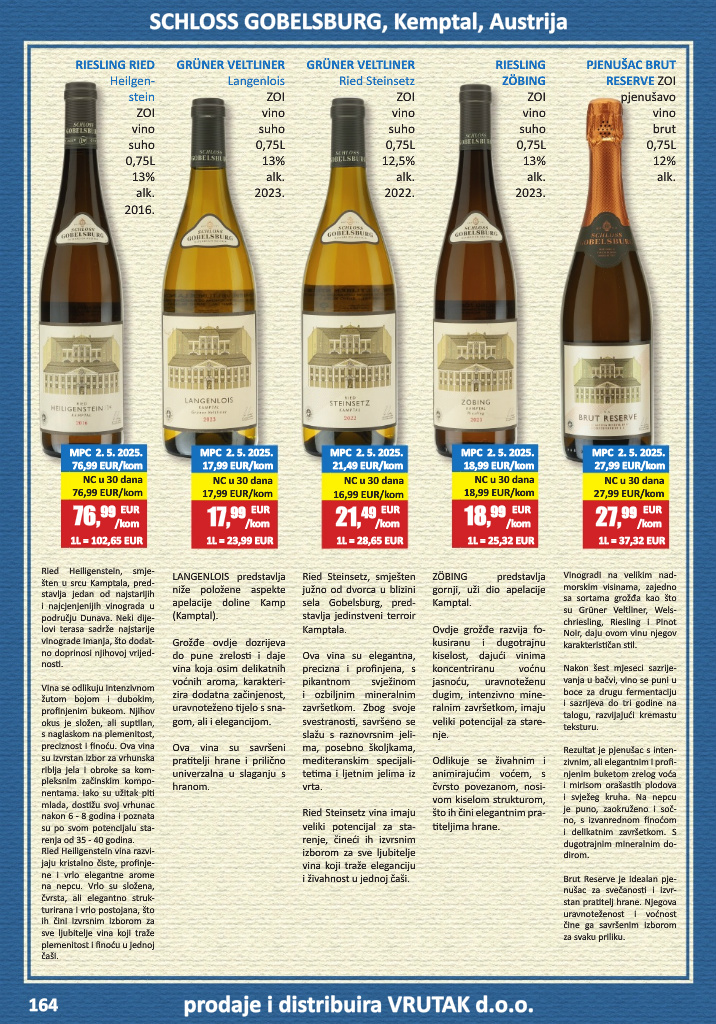 vrutak - Prelistajte katalog Vrutak - Vinski Katalog, vrijedi od 01.11. do 31.10. - page: 164