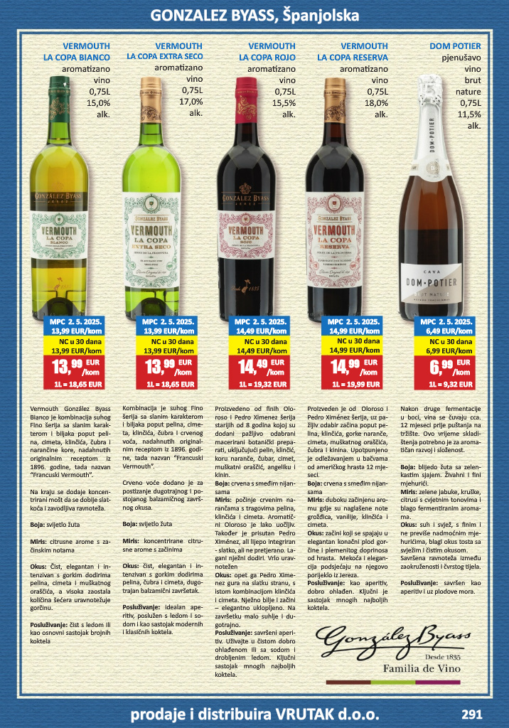 vrutak - Prelistajte katalog Vrutak - Vinski Katalog, vrijedi od 01.11. do 31.10. - page: 291