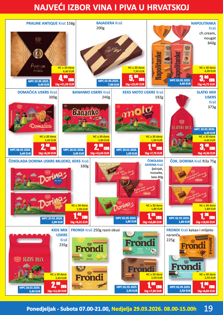 vrutak - Prelistajte katalog Vrutak, vrijedi od 16.03.2026 do 05.04.2026 - page: 19