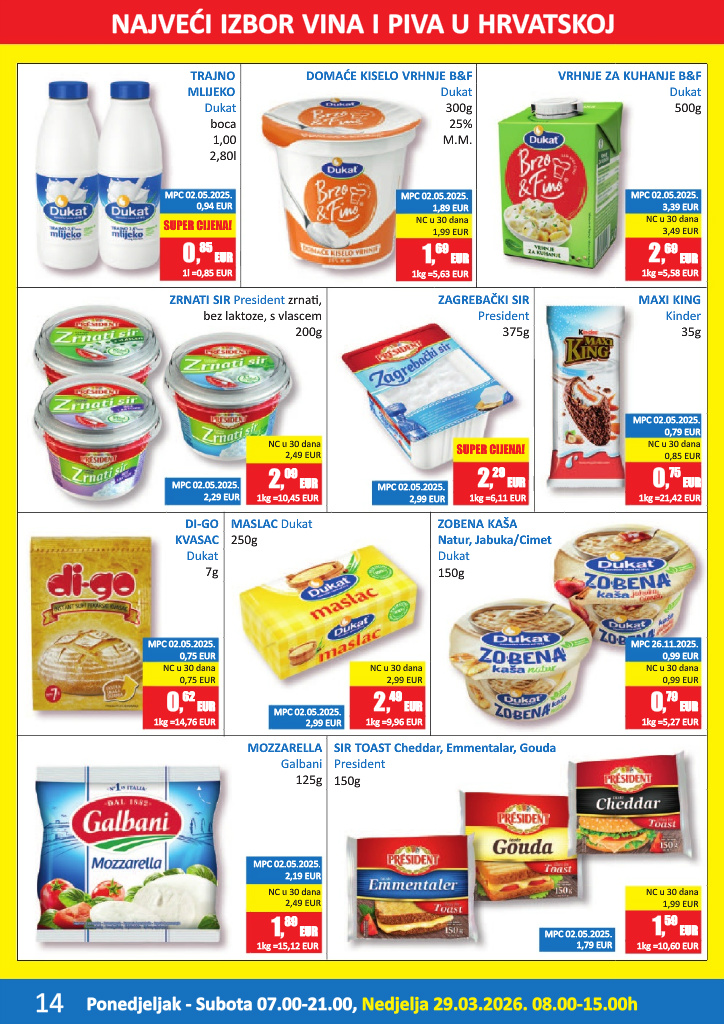 vrutak - Prelistajte katalog Vrutak, vrijedi od 16.03.2026 do 05.04.2026 - page: 14