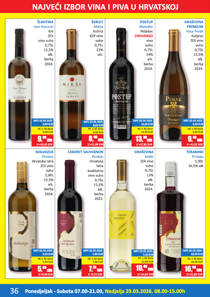vrutak - Prelistajte katalog Vrutak, vrijedi od 16.03.2026 do 05.04.2026 - page: 36