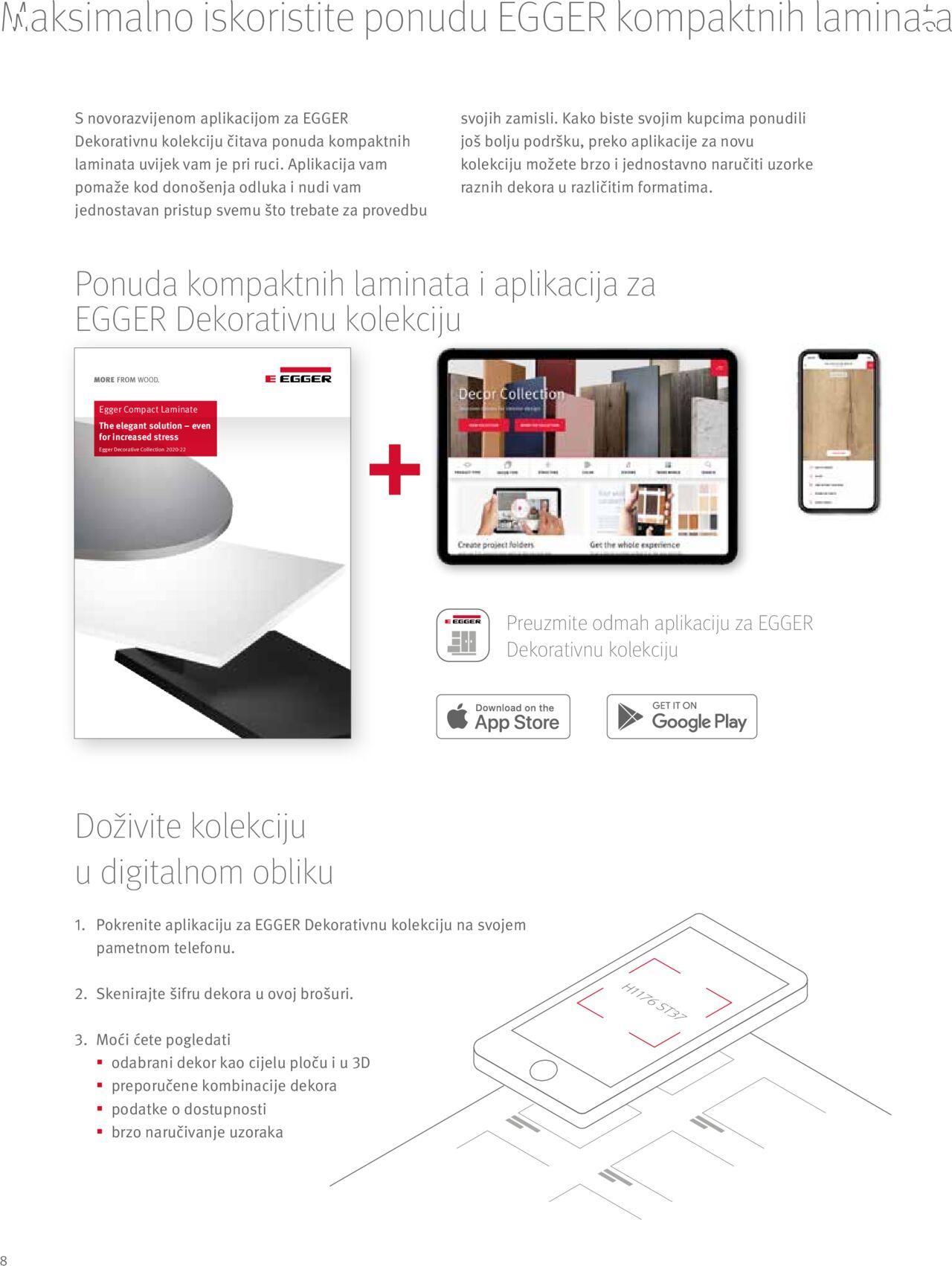 elgrad - Katalog Egger Kompaktni laminati Elgrad novi od petka 01.04.2022 - page: 8