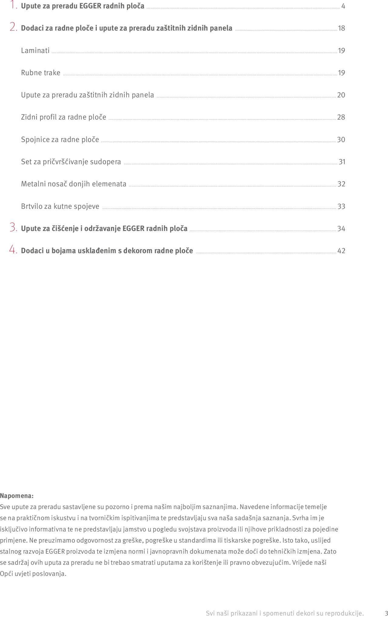 elgrad - Katalog Egger radne ploče - Upute za preradu i dodaci Elgrad novi od petka 01.04.2022 - page: 3