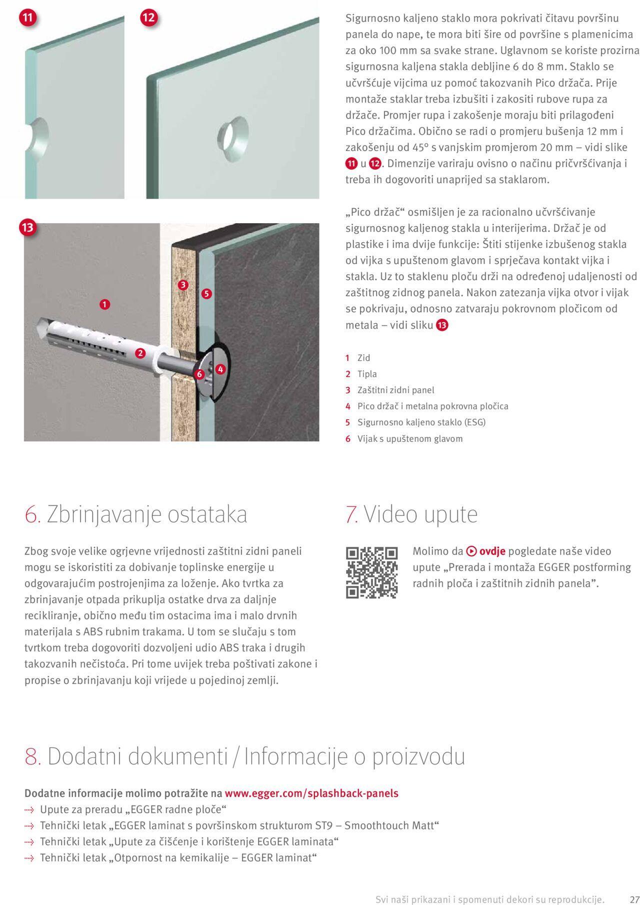 elgrad - Katalog Egger radne ploče - Upute za preradu i dodaci Elgrad novi od petka 01.04.2022 - page: 27