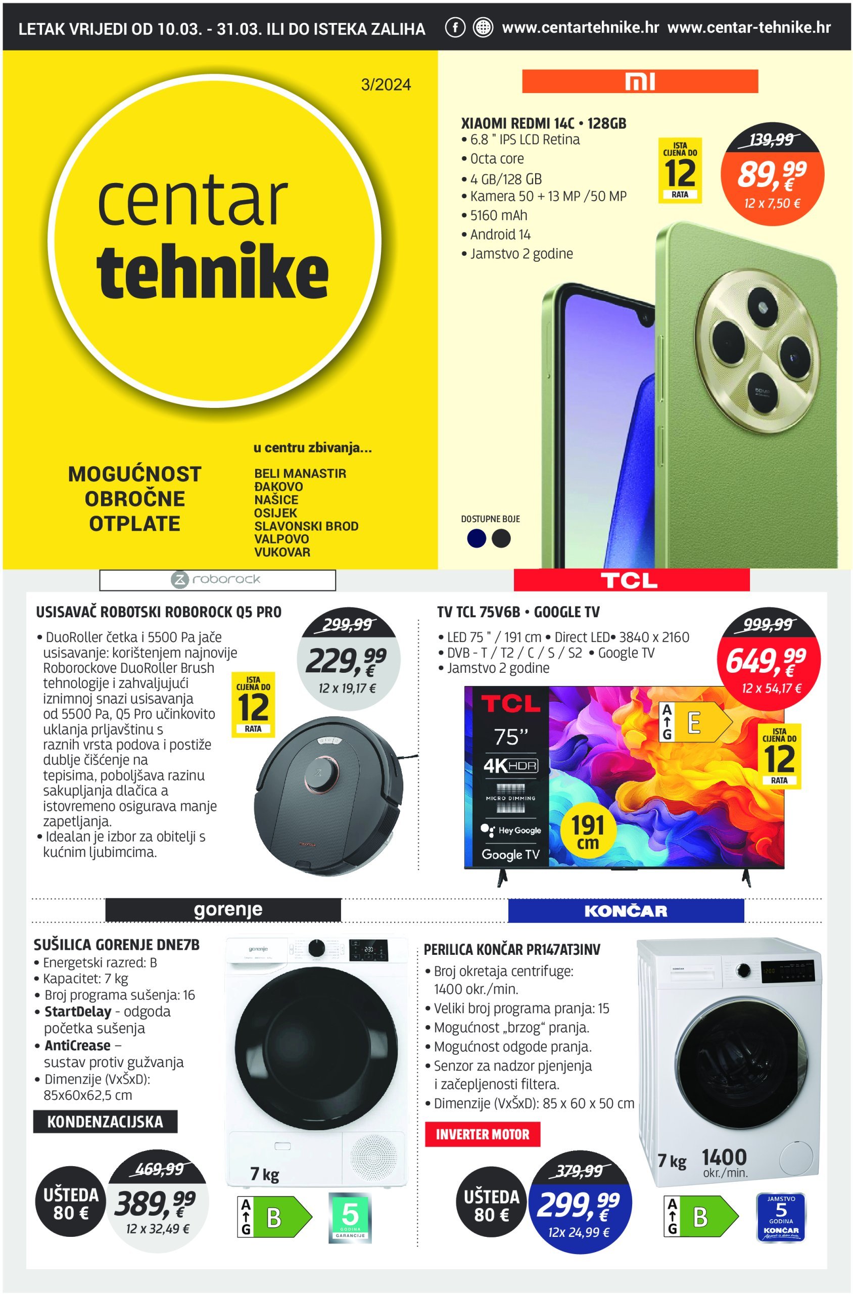 centar-tehnike - Centar tehnike katalog vrijedi od 10.03. do 31.03.