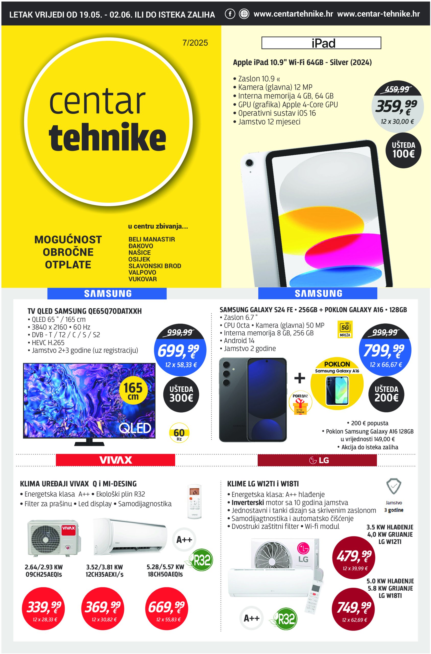 centar-tehnike - Prelistajte ovaj Centar tehnike katalog, vrijedi od 19.05. do 02.06.