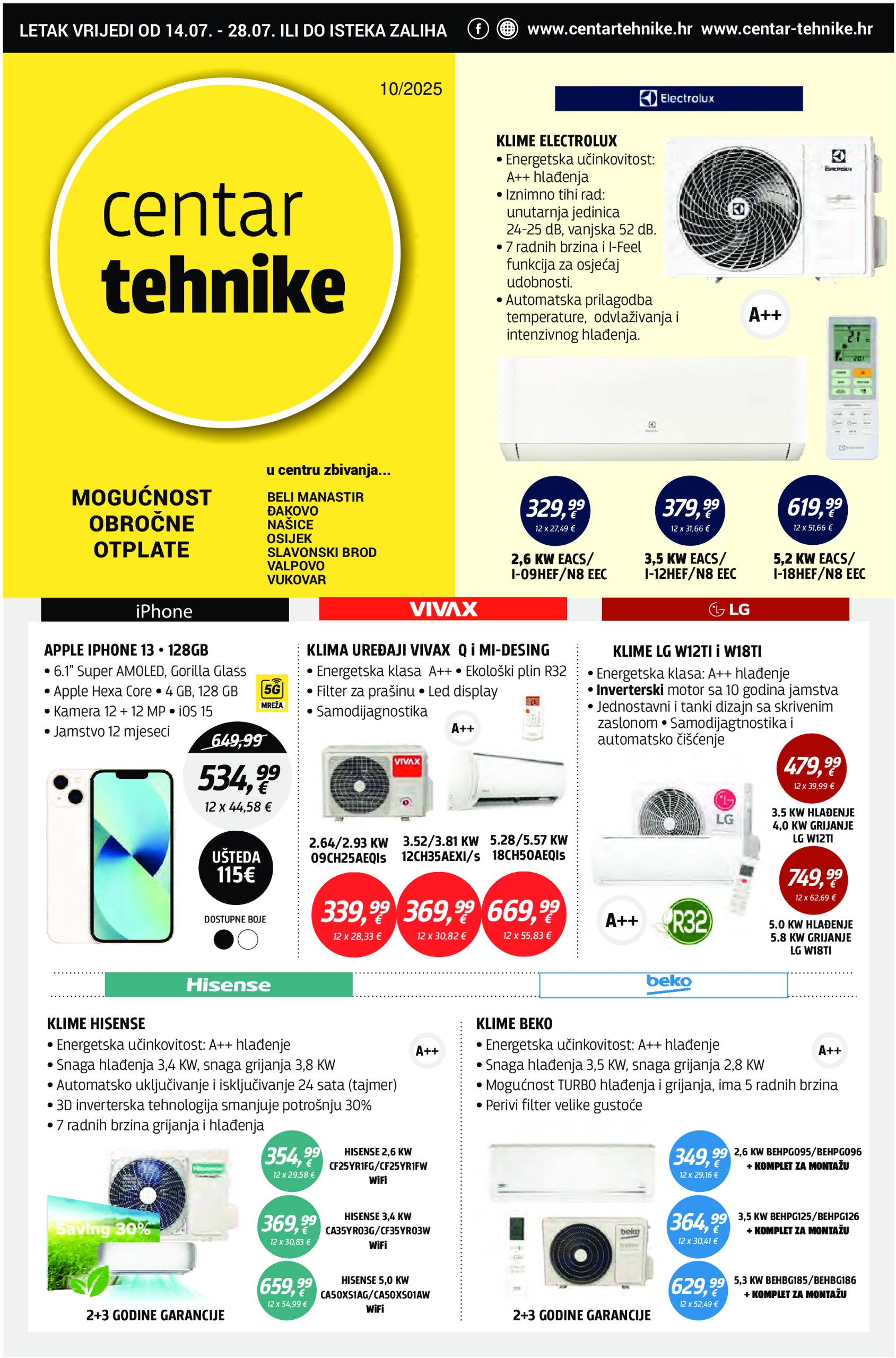 centar-tehnike - Prelistajte katalog Centar tehnike, vrijedi od 14.07. do 28.07.