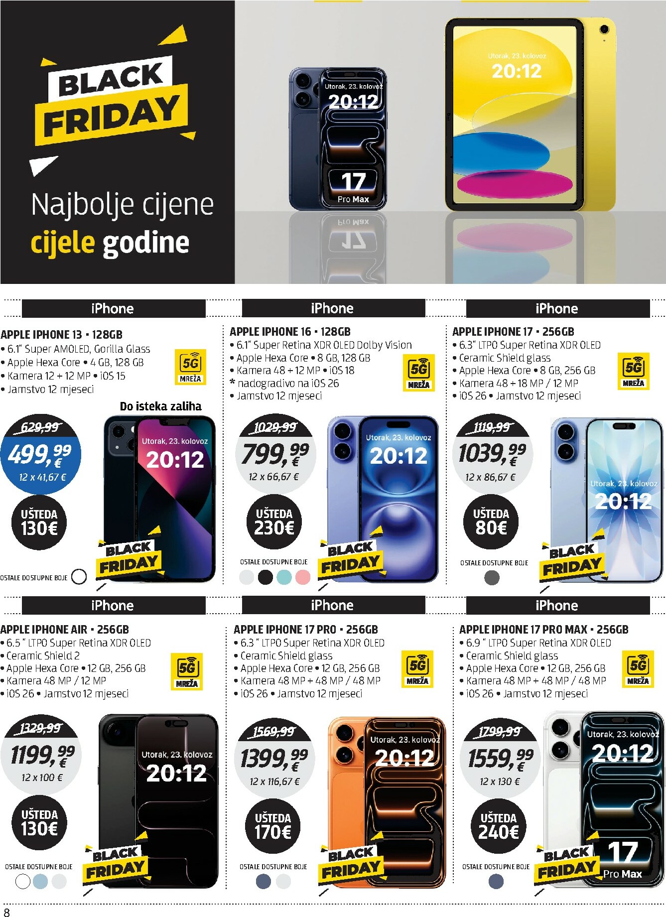 centar-tehnike - Prelistajte katalog Centar tehnike - Black Friday, vrijedi od 24.11. do 06.12. - page: 8