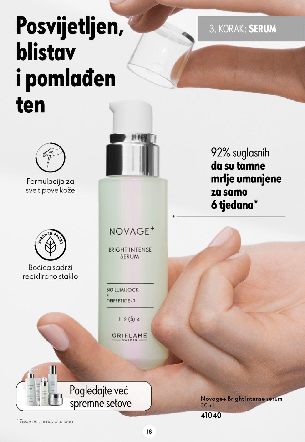 oriflame - Oriflame Katalog Novage+ vodič novi od utorka 23.01.2024 - page: 18