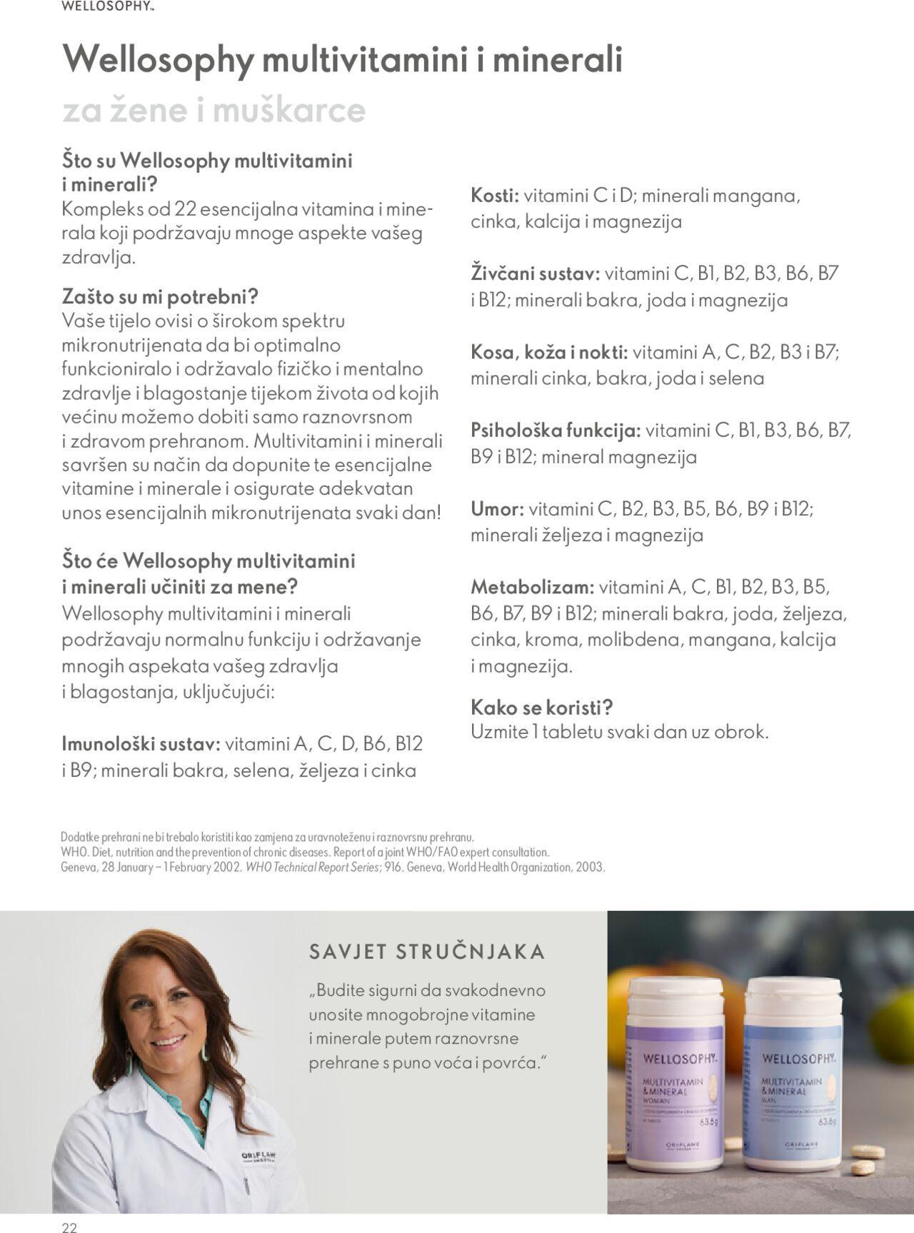 oriflame - Oriflame katalog Wellosophy vodič novi od utorka 23.01.2024 - page: 22