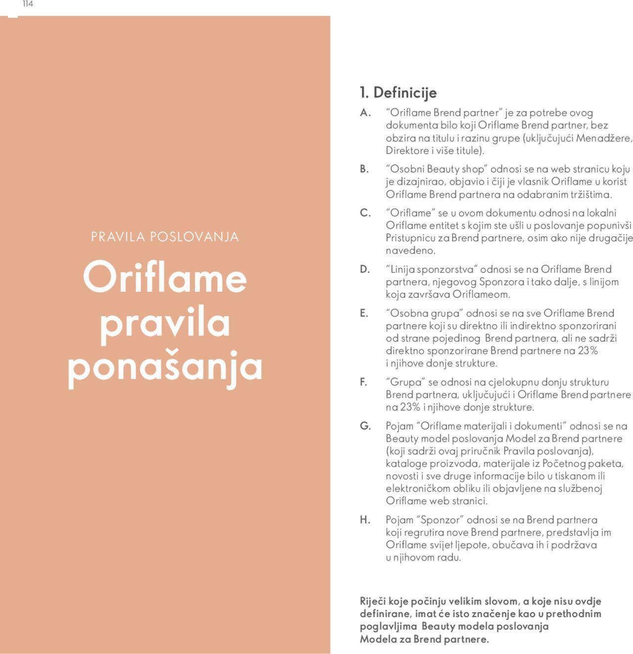 oriflame - Oriflame katalog Model za Brend partnere novi od utorka 23.01.2024 - page: 114