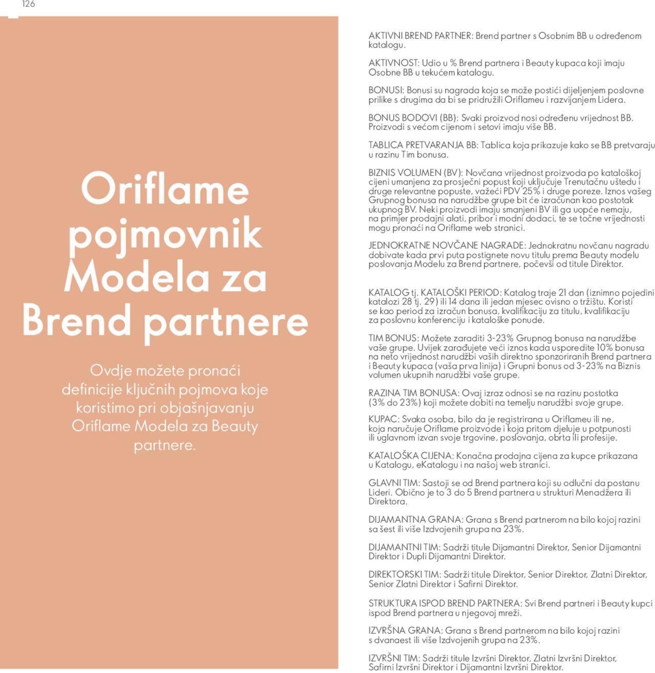 oriflame - Oriflame katalog Model za Brend partnere novi od utorka 23.01.2024 - page: 126