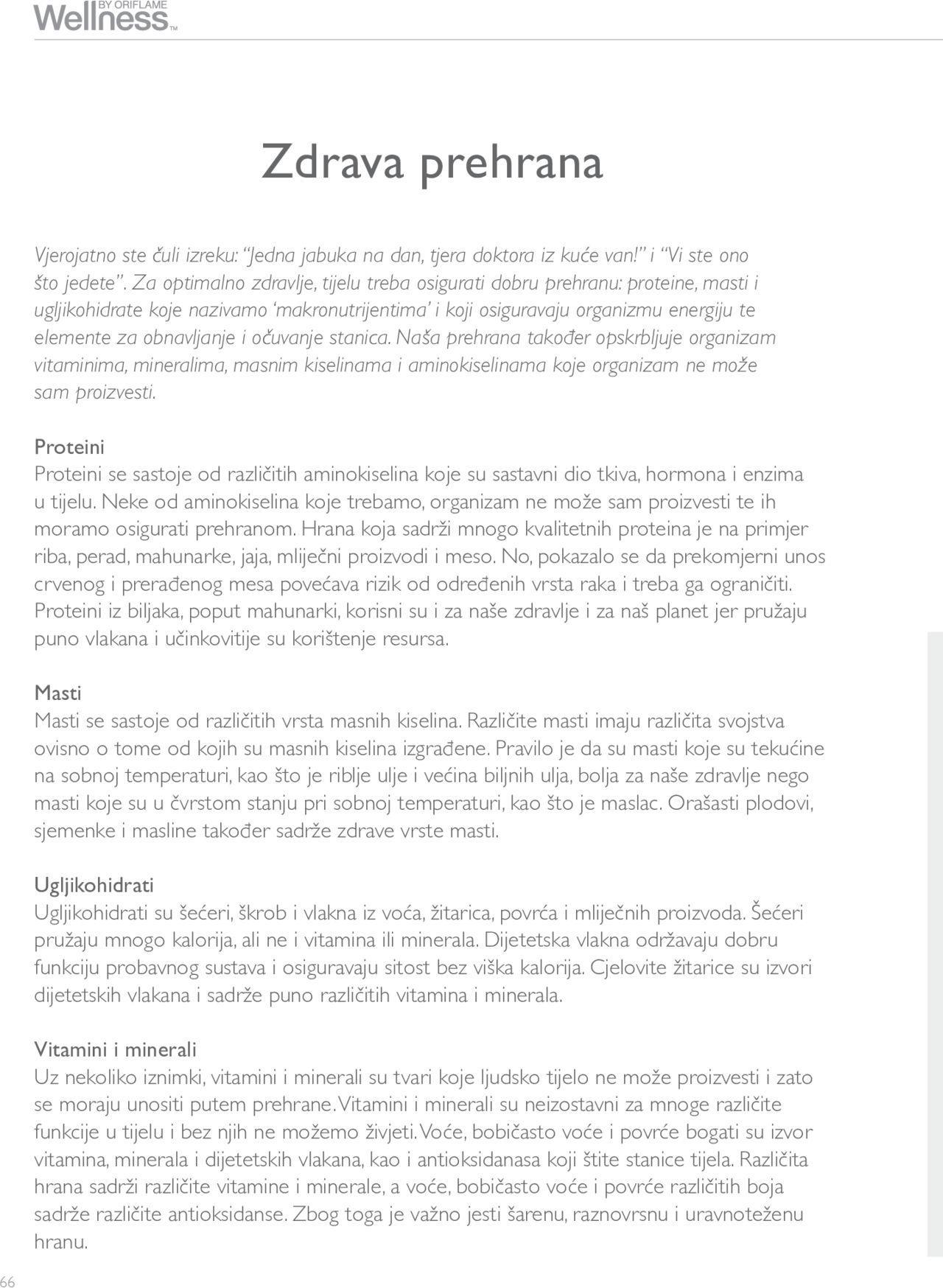 oriflame - Oriflame katalog - Vodič Wellness proizvoda novi od četvrtka 11.02.2021 - page: 66