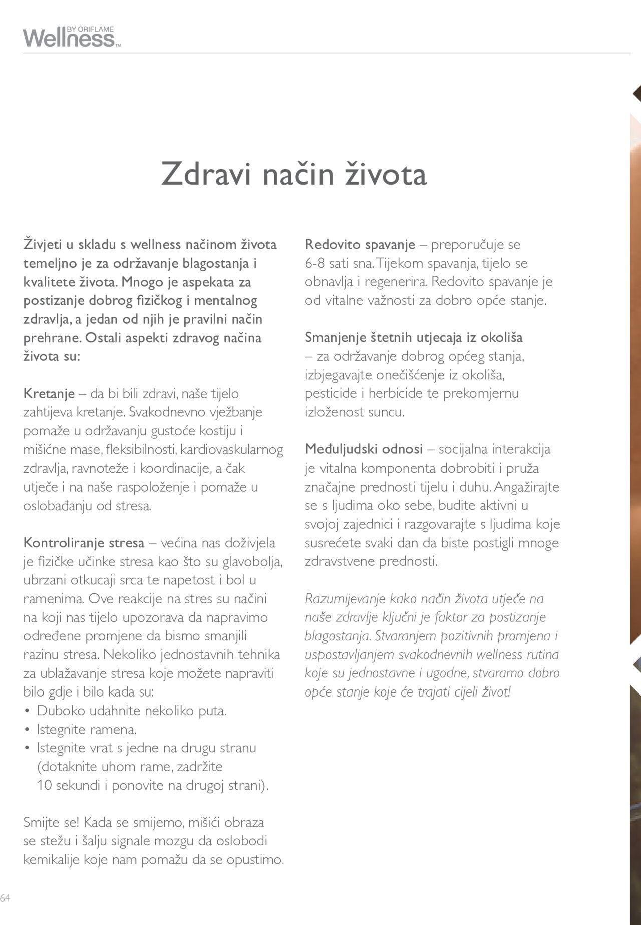 oriflame - Oriflame katalog - Vodič Wellness proizvoda novi od četvrtka 11.02.2021 - page: 64