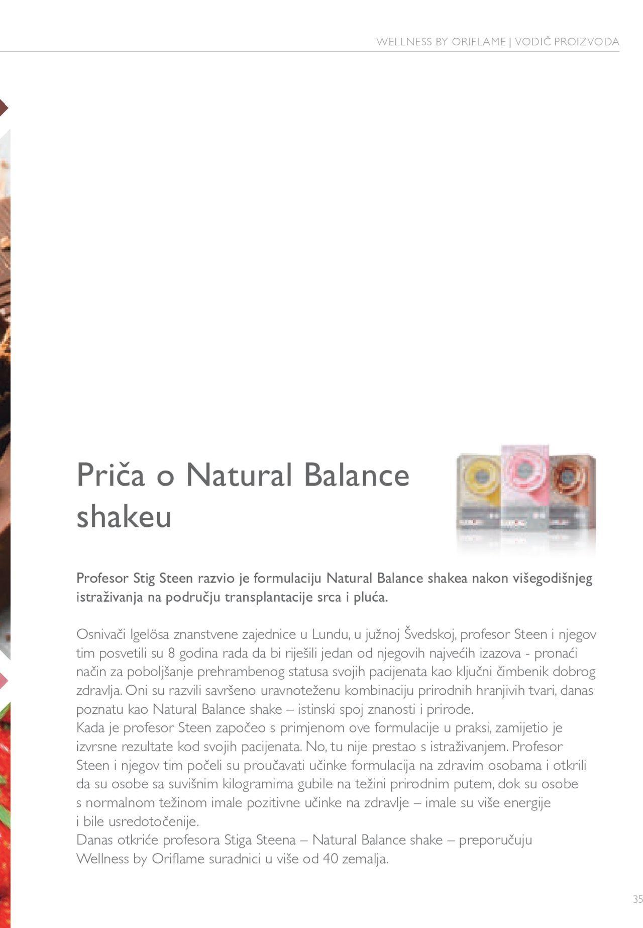 oriflame - Oriflame katalog - Vodič Wellness proizvoda novi od četvrtka 11.02.2021 - page: 35