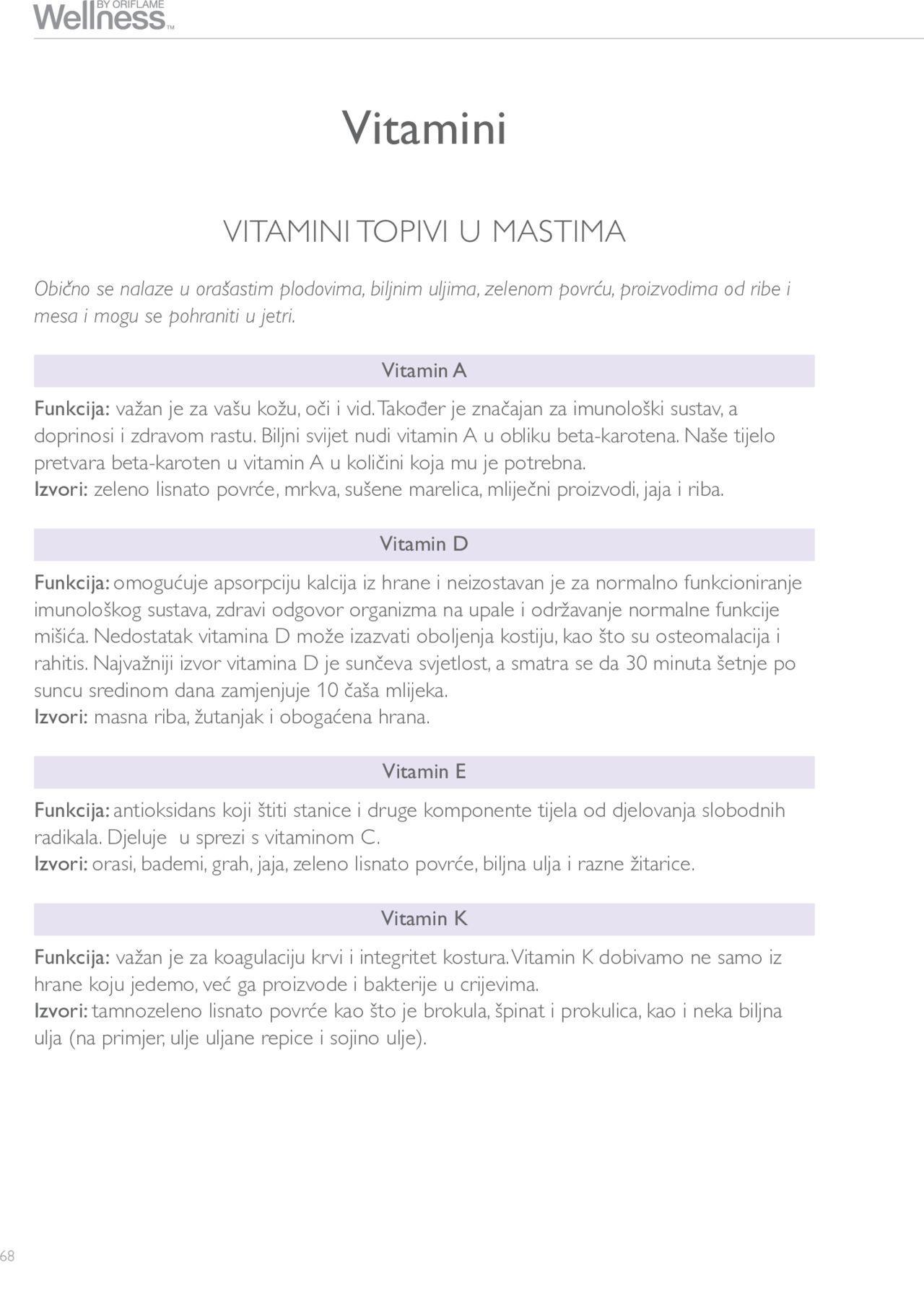 oriflame - Oriflame katalog - Vodič Wellness proizvoda novi od četvrtka 11.02.2021 - page: 68