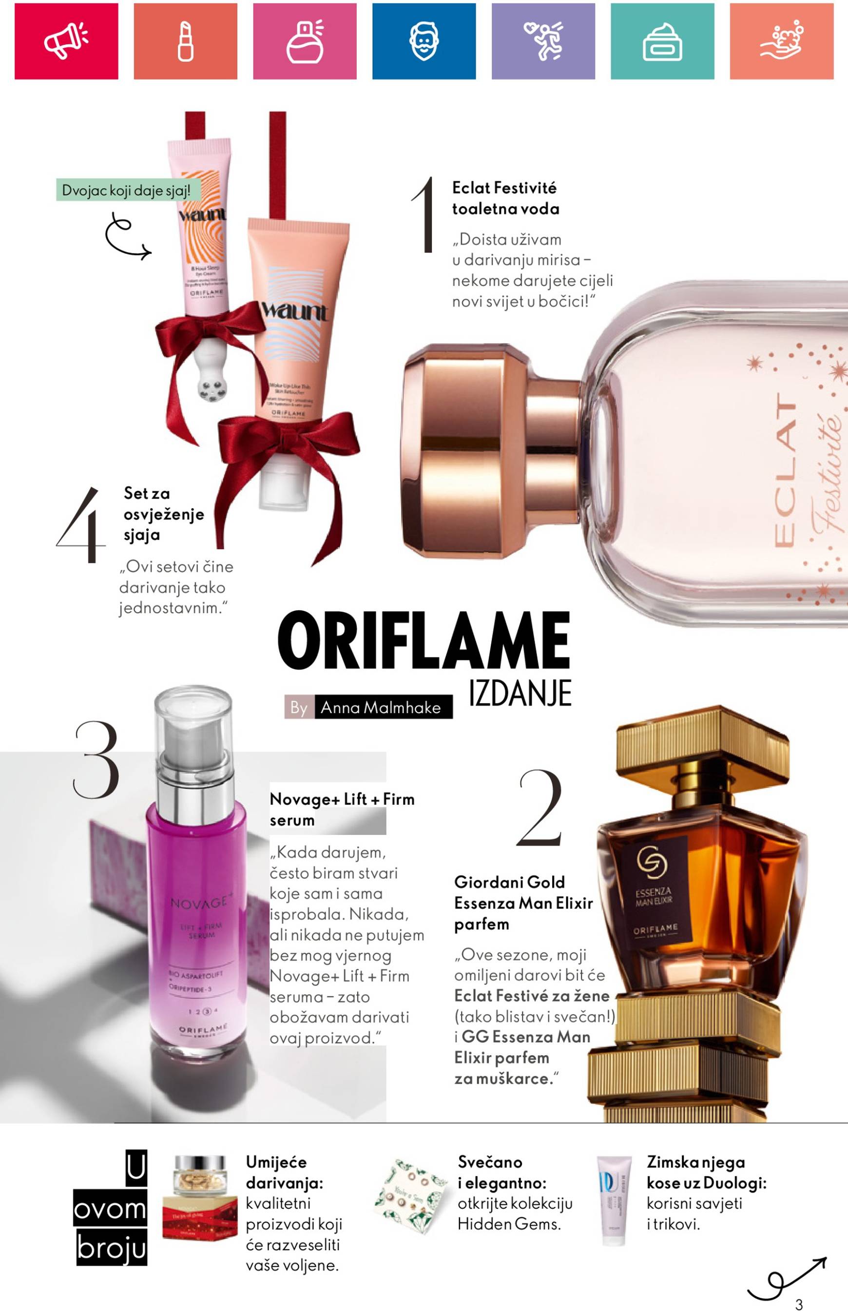 oriflame - Oriflame katalog vrijedi od 05.12. do 04.01. - page: 3