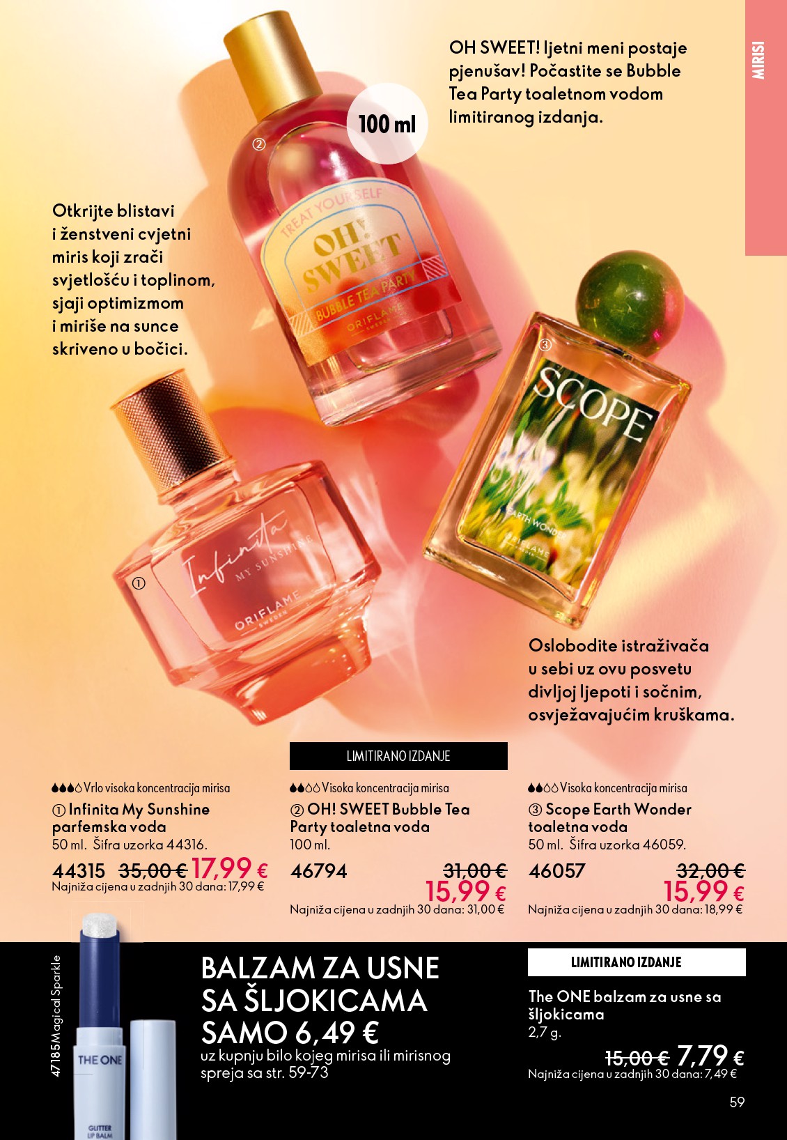 oriflame - Aktualni Oriflame katalog vrijedi od srijede 22.04.2026 do utorka 12.05.2026 - page: 59