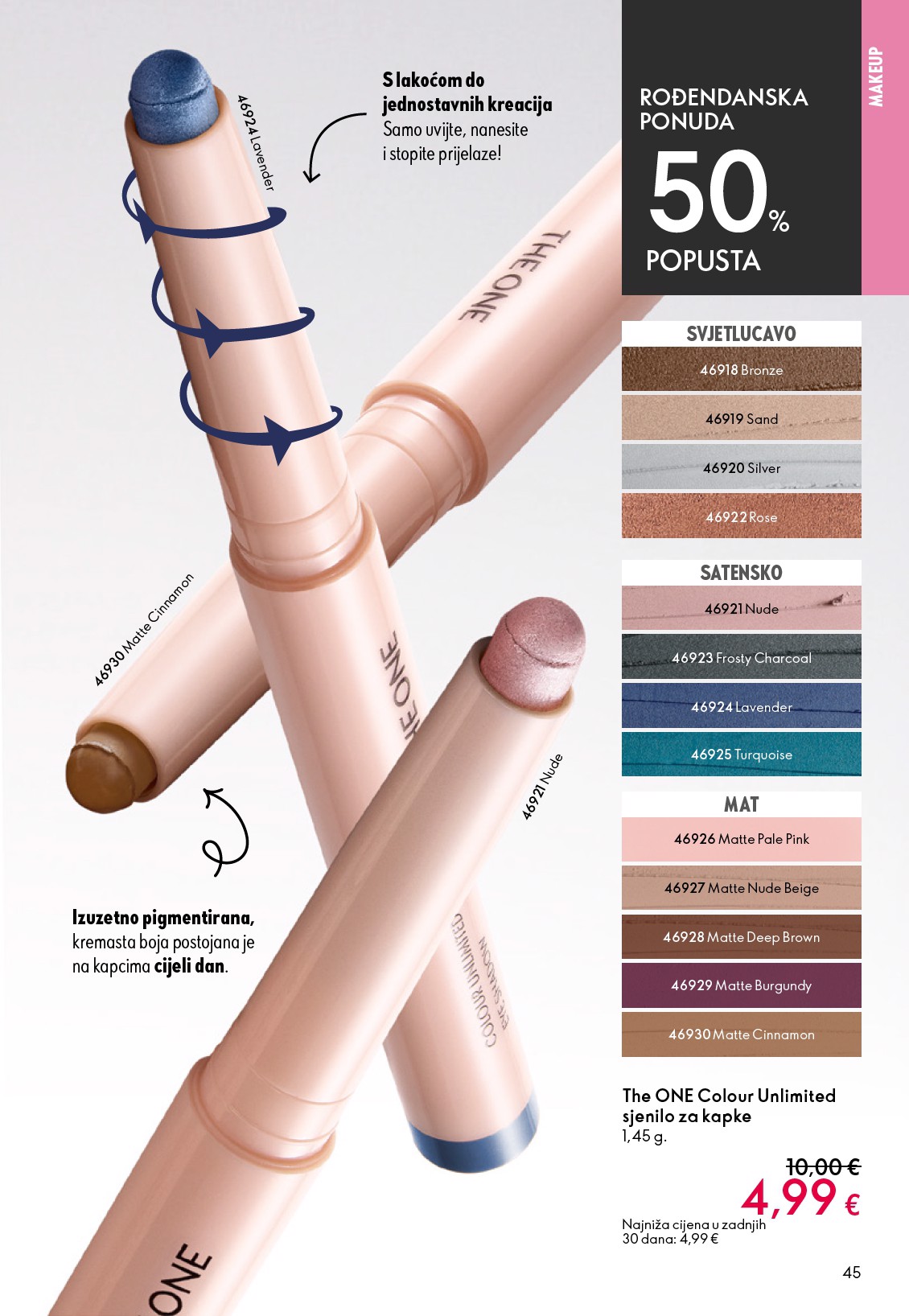 oriflame - Aktualni Oriflame katalog vrijedi od srijede 22.04.2026 do utorka 12.05.2026 - page: 45