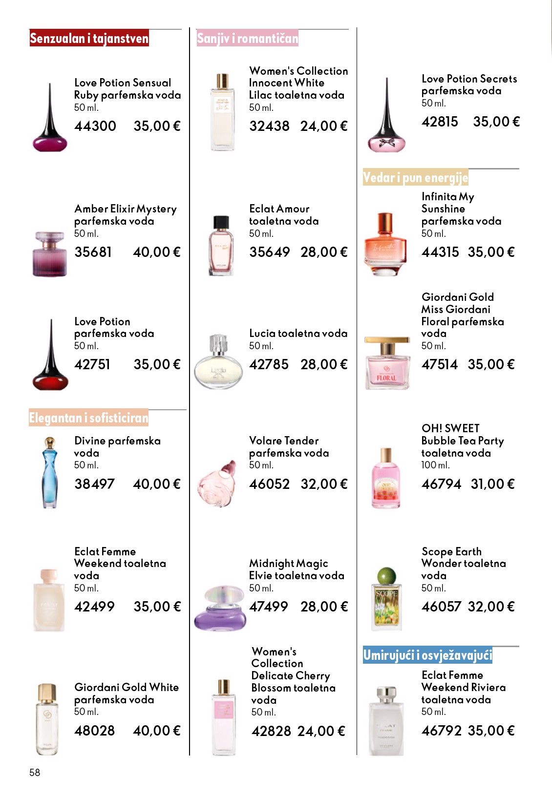 oriflame - Aktualni Oriflame katalog vrijedi od srijede 13.05.2026 do utorka 02.06.2026 - page: 58