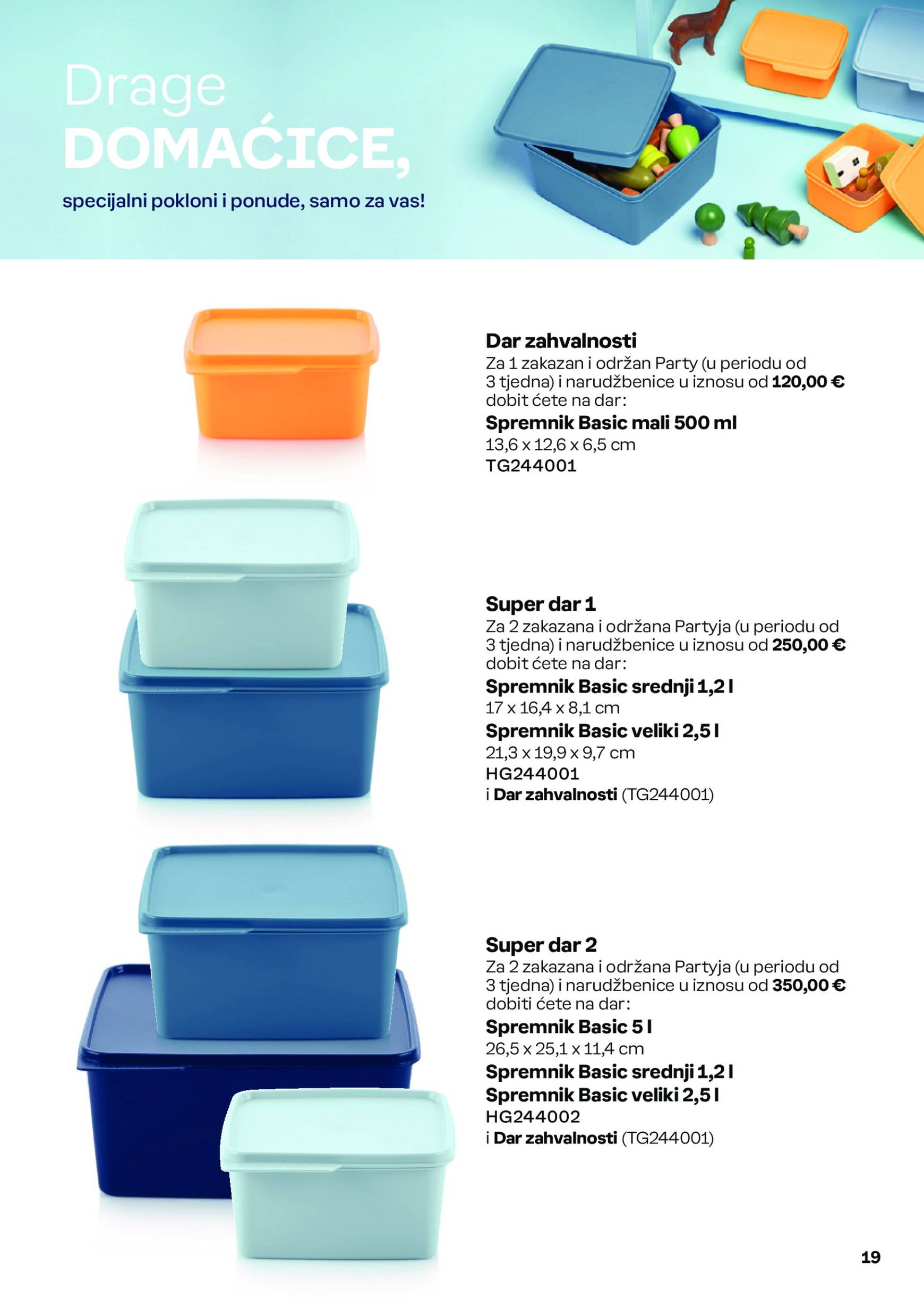 tupperware - Novi Tupperware katalog vrijedi od 30.09. do 03.11. - page: 19